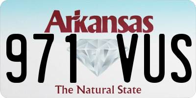 AR license plate 971VUS