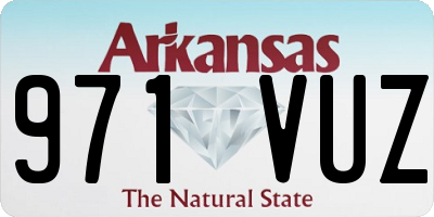 AR license plate 971VUZ