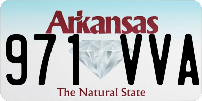 AR license plate 971VVA