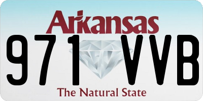 AR license plate 971VVB
