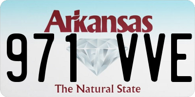 AR license plate 971VVE