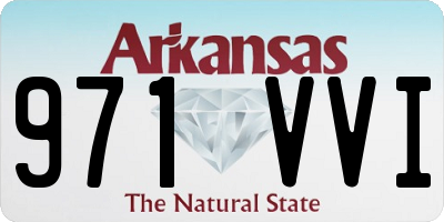 AR license plate 971VVI