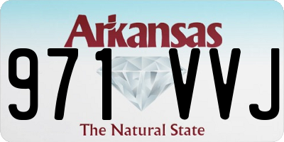 AR license plate 971VVJ