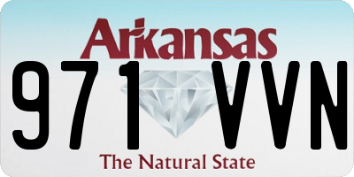 AR license plate 971VVN