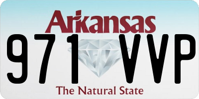 AR license plate 971VVP