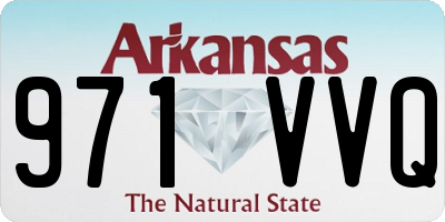 AR license plate 971VVQ