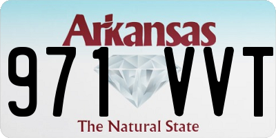 AR license plate 971VVT