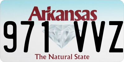 AR license plate 971VVZ