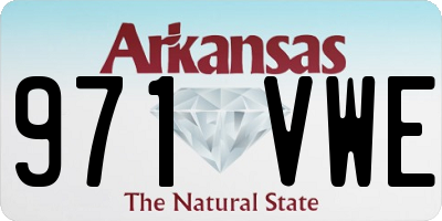 AR license plate 971VWE