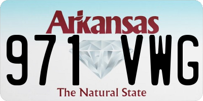 AR license plate 971VWG