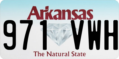 AR license plate 971VWH