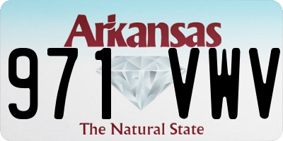 AR license plate 971VWV