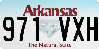 AR license plate 971VXH