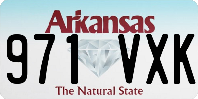 AR license plate 971VXK