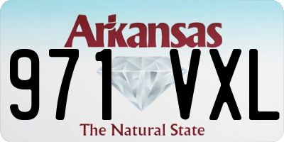 AR license plate 971VXL