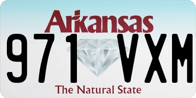 AR license plate 971VXM