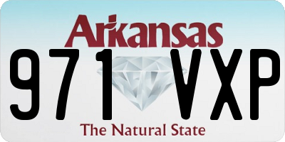 AR license plate 971VXP