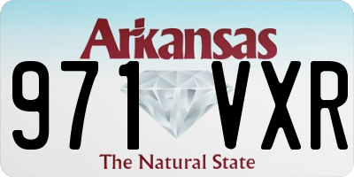 AR license plate 971VXR