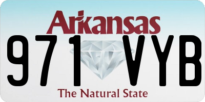 AR license plate 971VYB