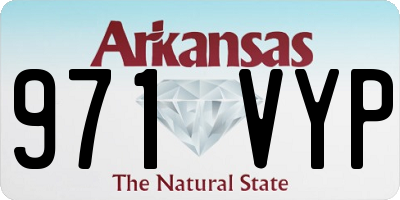 AR license plate 971VYP