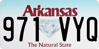 AR license plate 971VYQ