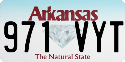 AR license plate 971VYT