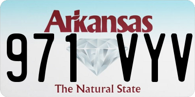 AR license plate 971VYV