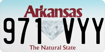 AR license plate 971VYY