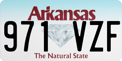 AR license plate 971VZF