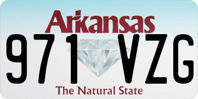 AR license plate 971VZG