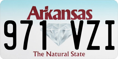 AR license plate 971VZI