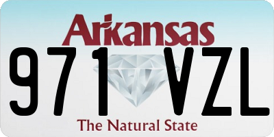 AR license plate 971VZL