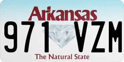 AR license plate 971VZM