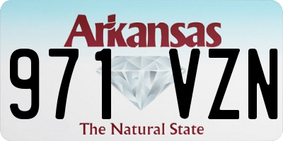 AR license plate 971VZN