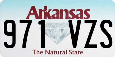 AR license plate 971VZS