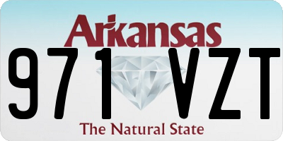 AR license plate 971VZT