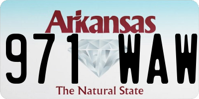 AR license plate 971WAW
