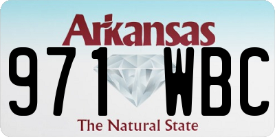 AR license plate 971WBC