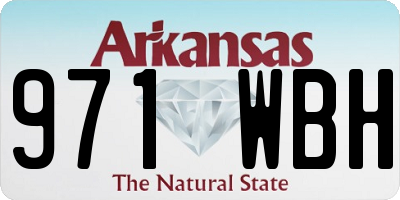 AR license plate 971WBH