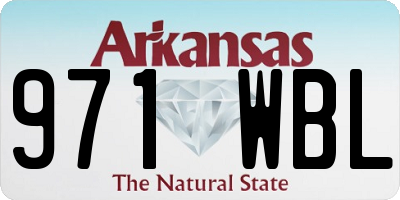 AR license plate 971WBL