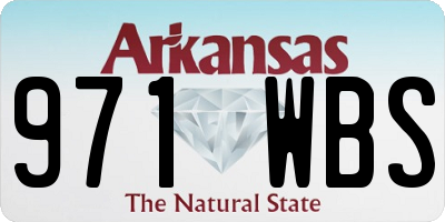 AR license plate 971WBS