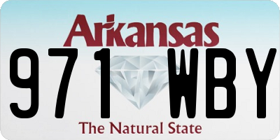 AR license plate 971WBY