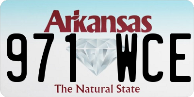 AR license plate 971WCE