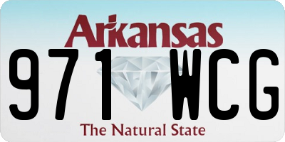 AR license plate 971WCG