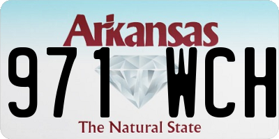 AR license plate 971WCH