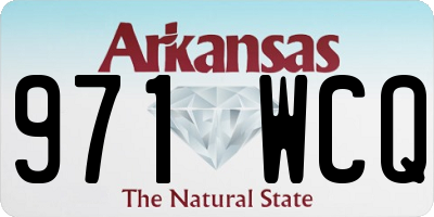 AR license plate 971WCQ