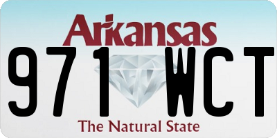 AR license plate 971WCT