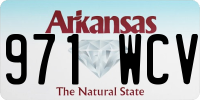 AR license plate 971WCV
