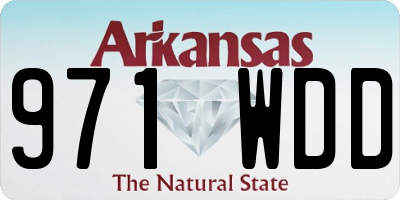 AR license plate 971WDD