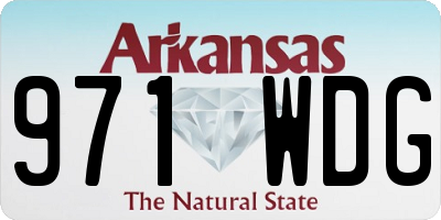 AR license plate 971WDG